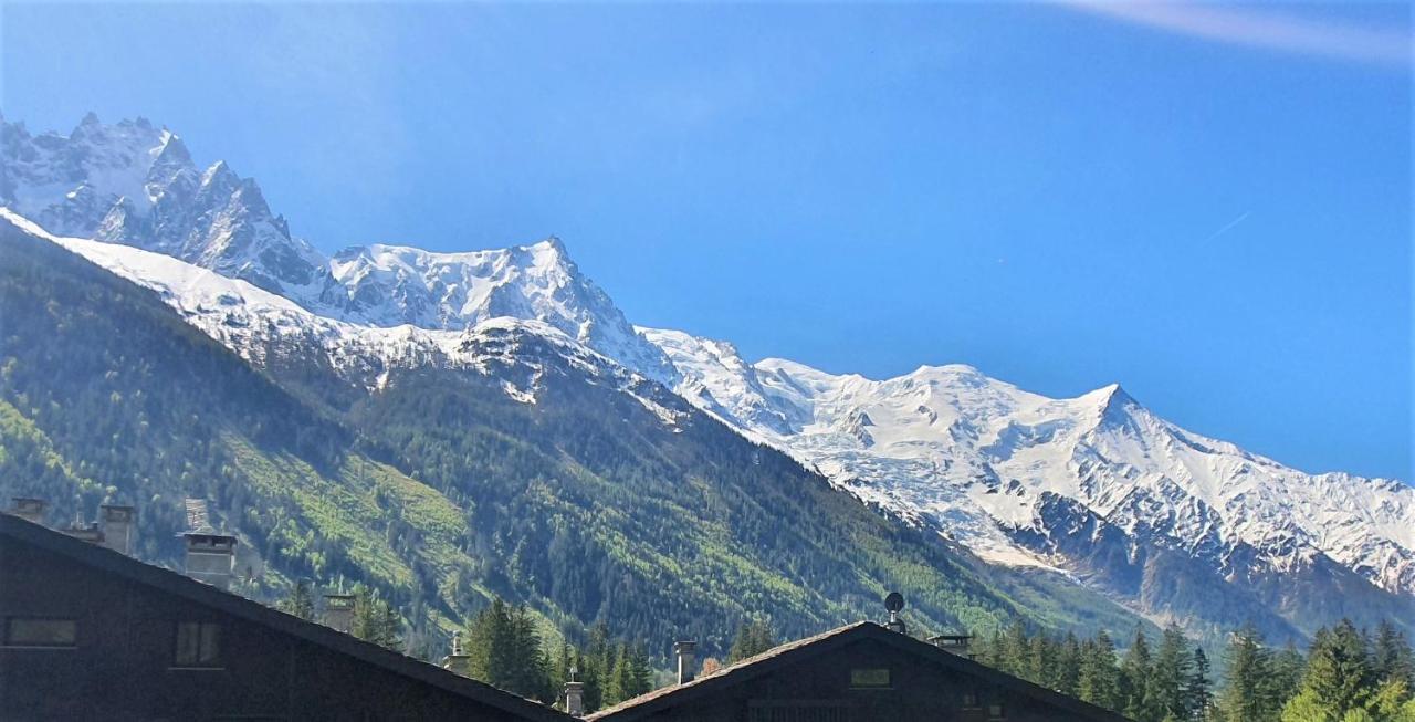Chamonix Superbe Appartement Vue Mont Blanc Exterior foto